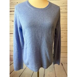 Tahari Pure Luxe 100%‎ Cashmere Sweater size Medium Womens Long sleeve Purple